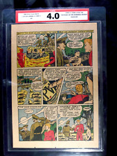 Captain America Comics #35 CPA 4.0 SINGLE PAGE #3/4 Human Torch story picture