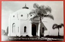 ROSICRUCIAN TEMPLE OF HEALING, OCEANSIDE~ REAL PHOTO POSTCARD ~ 1930s picture