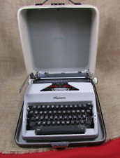 Rare Olympia SM9 Cursive Script Typeface Manual Typewriter w/case # 3543594 picture