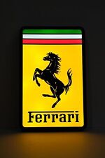 Ferrari illuminated sign | Ferrari Led illuminated wall light for... picture