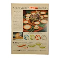 1953 Pyrex Dinnerware Vintage Print Ad Strong And Durable Harmonized With Baking picture