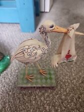 JIM SHORE A BUNDLE OF JOY SPECIAL DELIVERY STORK AND BABY #4009211 picture