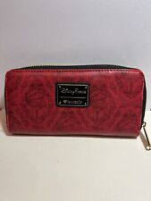 RARE Disney Loungefly Zip Around Long Clutch Wallet Pirates of the Caribbean Red picture