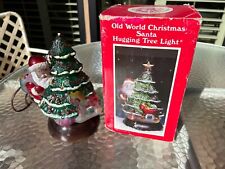 Hard to Find EM Merck Old World Christmas 1988 Santa Hugging Tree Light picture