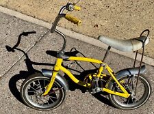 OLD ORIGINAL SCHWINN STINGRAY LIL YELLOW TIGER BICYCLE NO TRAINING WHEELS 1970’S picture