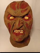 VTG Freddy Krueger Nightmare on Elm Street Full Face Rubber Mask 1995 New Line picture