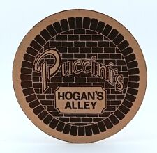 Vintage Puccini's Restaurant Hogan's Alley Beer Coaster Chicago Illinois-R309 picture