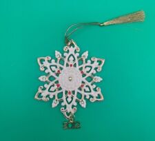 Lenox 2012 Annual Gemmed Porcelain Snowflake Ornament  picture