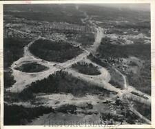 1959 Press Photo Aerial view of Massachusetts Expressway during construction picture