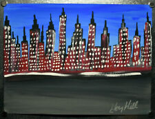 Goodfellas Gangster Wiseguy Henry Hill Authentic Original Art NYC Skyline #5 picture
