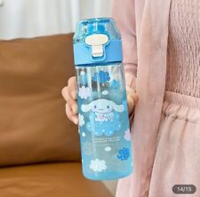 New Sanrio Cinnamon Water Bottle Blue 18.6 oz Tritan Sport Bottle picture