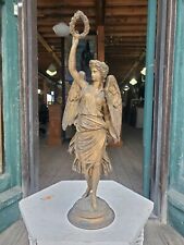 VICTORIAN SPELTER STATUE GODDESS NIKE picture