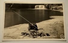 Real Photo Postcard Rainbow Angling Club Azusa CA Fish Fishing 1940 RPPC picture