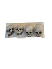 Halloween Ashland Skull Mini Miniature Candles (4) Pack Gothic Creepy Spooky picture