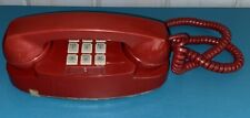 MCM Vintage Red 2702BMG Western Electric Touch-Tone Princess Telephone UNTESTED picture