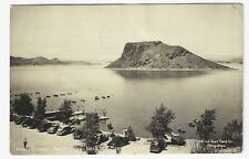 RP Elephant Butte Lake Hot Springs New Mexico 1949 Postcard & Cancel picture