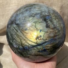 7.15LB Natural labradorite ball quartz crystal sphere 132mm reiki healing XQ1416 picture