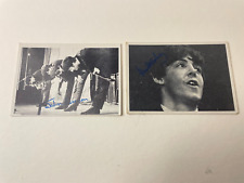 The Beatles US Original Topps 1960's B&W 2 Trading Cards Series 3 #116 & 119 picture