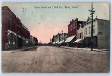 Tracy Minnesota MN Postcard View South Third Street Road c1908 Vintage Antique picture