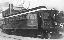 Electric Railroad Train Trolley Car Visalia California CA - 8x10 Reprint picture