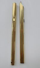 Vintage Aurora 14k Gold Plated Ballpoint Pen & Fountain Pen 14k Nib picture