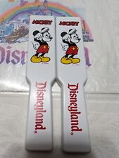 2 Vtg Walt Disney World Mickey Mouse Rush Brushes Retractable 1989 Unused USA picture