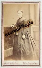 CDV A. BERTRAND young woman named Marie CABARET C842 picture