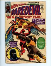 Daredevil #11 Comic Book 1965 VG Comics Organizer Mid Grade Unmasked picture