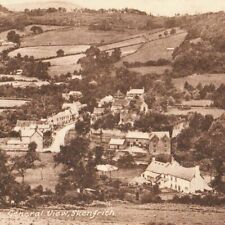 General View Skenfrith Wales Monmouthshire  1940s Postcard United Kingdom picture