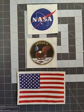 Replica Apollo 11 Beta Cloth Patch Set. NASA Apollo Program  picture