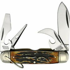 New Rough Ryder Kamp King Cinnamon Folding Poket Knife KB416H picture
