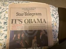Star-telegram Obama Edition 11/7/12 picture