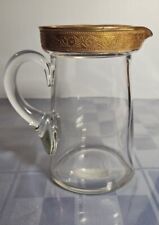 Vintage Minton Tiffin Franciscan Mini Glass Pitcher Creamer 4.25