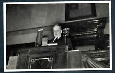 US ACTIVIST & ROOSEVELT INTERIOR MINISTER HAROLD ICKES SPEECH 1938 Photo Y 196 picture