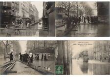 FLOOD FRANCE PARIS 1910 FLOODS 500 Vintage Postcards (L5078) picture