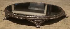 Antique Victorian Silver Plated Mirror Plateau Stand by Eureka Siver Co. 14