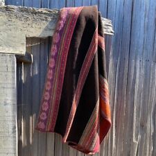 Handwoven Vintage Bolivian Textiles, Llallagua Manta Aguyo, Antique Collectible picture