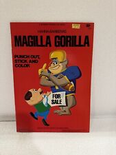 Vintage Magilla Gorilla Wonder Sticker Fun Book By Hanna-Barbera 1974 picture
