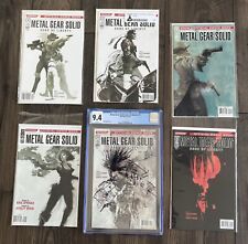 METAL GEAR SOLID #1 2nd Print, 2 / SONS OF LIBERTY 5, 8, 9, 11 CGC 9.4 Comic Lot picture