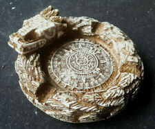 Pre Columbian Aztec Maya QUETZALCOATL  Feathered Serpent ASH TRAY from Mexico picture
