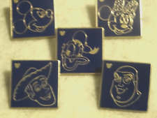 Disney WDW Hidden Mickey Character Outlines 5 pin set Woody Buzz Minnie Donald picture