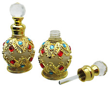 Decorated Perfume Bottle, 15ml, Gold picture