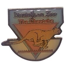 Vintage Birmingham Zoo The Cheetahs Travel Souvenir Pin picture