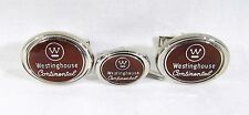 Silver Tone Cufflinks with Westinghouse Continental Appliances Logo picture