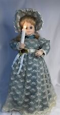 Vintage 1996 Telco Motion-ette Animated VICTORIAN Doll Caroler 24