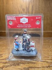 TOYS FOR TOTS MARINES & GIRL FIGURINE CHRISTMAS VILLAGE 2022 Holiday Time New picture