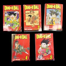 Dragon Ball Vol. 1-5 English Akira Toriyama Shonen Jump Graphic Novels Manga Set picture