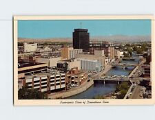 Postcard Panoramic View Of Downtown Reno Nevada USA picture