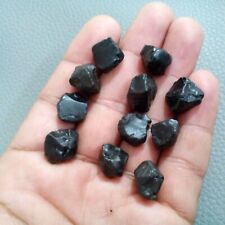Amazing Black Spinal Raw 11 Piece Size 12-15 MM Spinal Rough Gemstone Jewelry picture