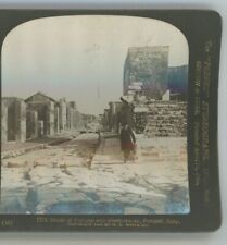 Street of Fortune & Wheel Tracks Pompeii Italy H.C. White Stereoview picture